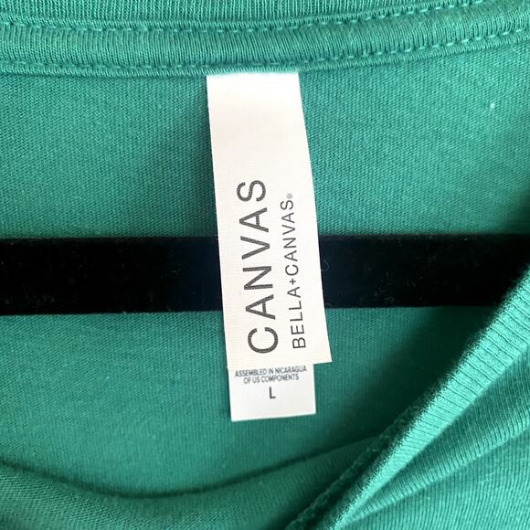 EARTH DAY SHIRT Green embroidered cotton tee - Picture 4 of 4